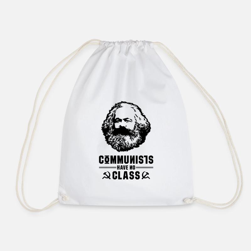 Communists class Geschenk Karl Marx Marxismus - Turnbeutel - Weiß