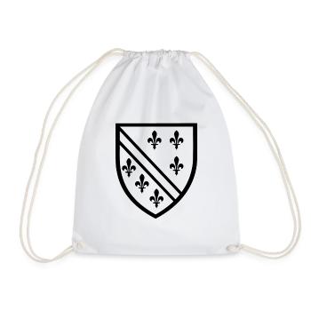 Wappen Geschenk Sarajevo Jugoslawien Jugo - Turnbeutel - Weiß - Vorne