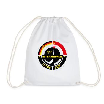 Interkosmos Geschenk DDR Ossi Ostdeutschland - Turnbeutel - Weiß - Vorne