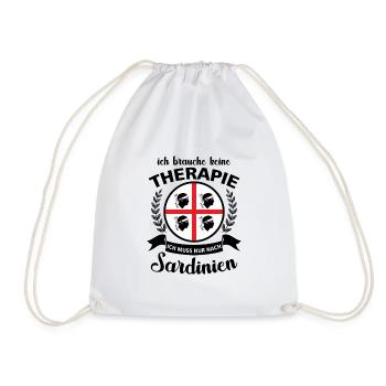 Je dois juste aller en Sardaigne - Sac de sport léger - blanc - Devant