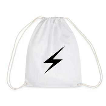 Blitz Lightning - Turnbeutel - Weiß - Vorne
