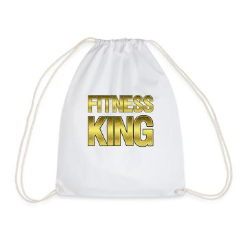 FITNESS KING SPORT WORKOUT - Turnbeutel - Weiß - Vorne