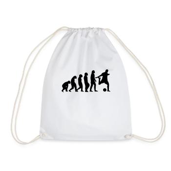 The development of a human. gift - Drawstring Bag - white - Front
