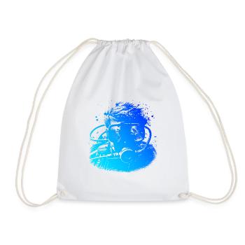 Plongeur Femme Plongeur Plongeur Homme - Sac de sport léger - blanc - Devant