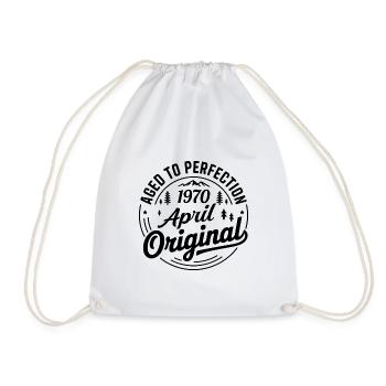April 1970 – Legend of the Peaks and Mountains - Drawstring Bag - white - Front