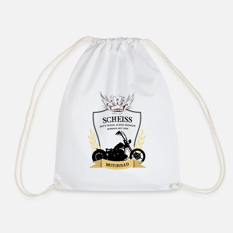 Baiser de vrais princes à cheval - Sac de sport léger - blanc