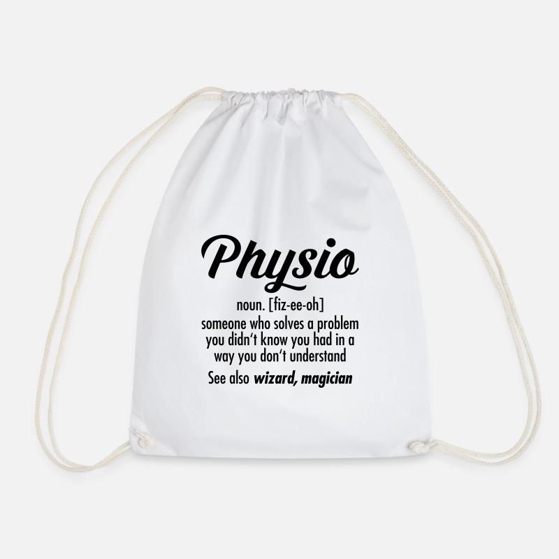 Physio Definition - Turnbeutel - Weiß