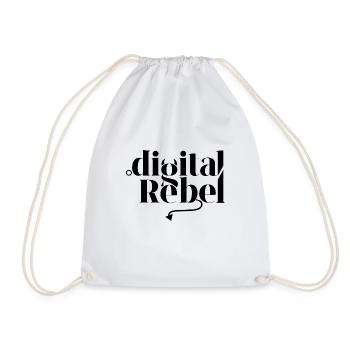 Digital Rebel - Turnbeutel - Weiß - Vorne