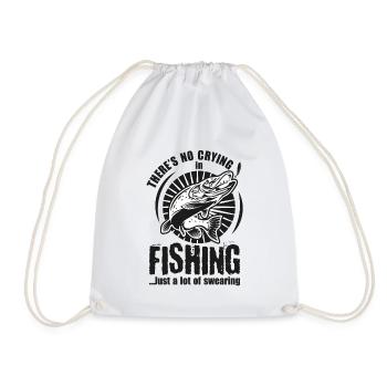 Angler Fischer Geschenke Angeln Fischen Angelsport - Turnbeutel - Weiß - Vorne