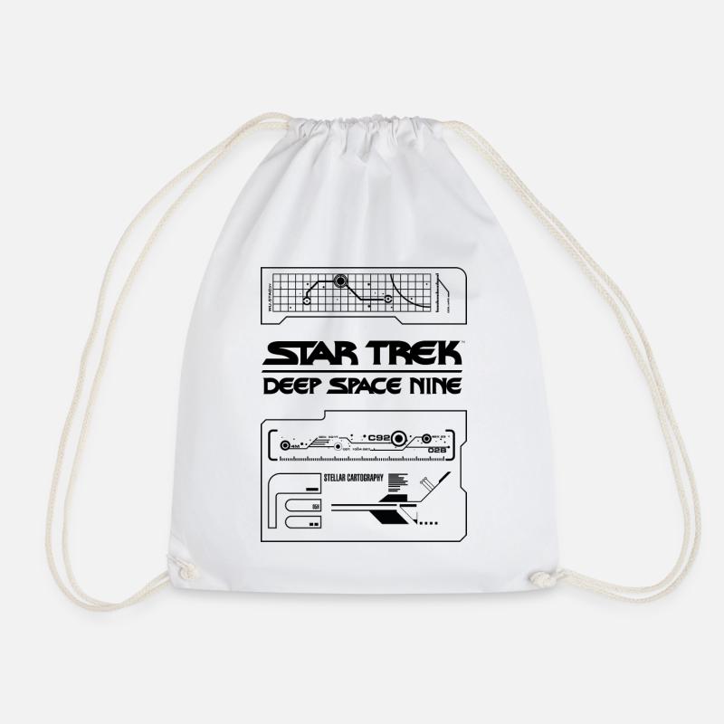 Star Trek Deep Space Nine Stellarkartographie Weiß - Turnbeutel - Weiß