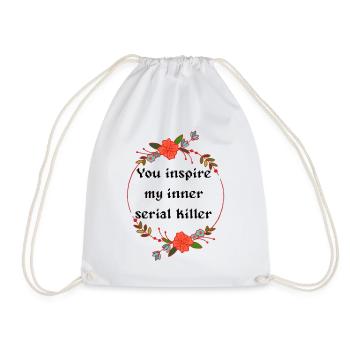 Serial killer - Turnbeutel - Weiß - Vorne