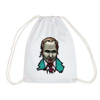 Poutine dans le style zombie - Sac de sport léger - blanc - Devant