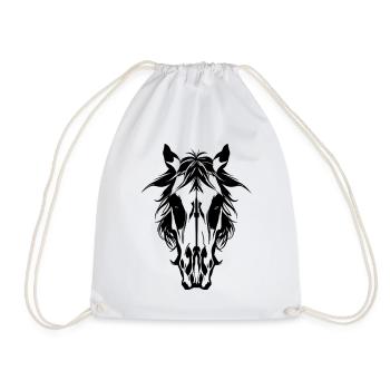 Horse - Turnbeutel - Weiß - Vorne