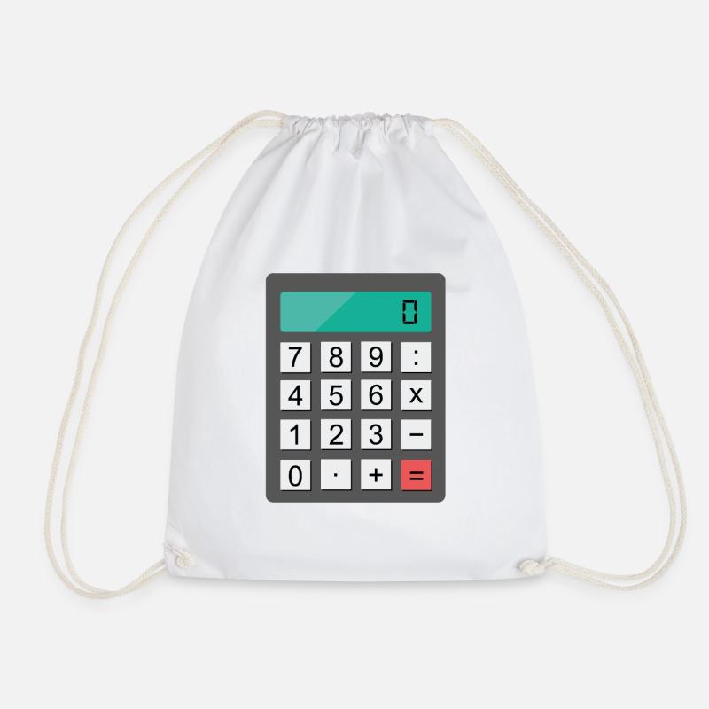 calculatrice - Sac de sport léger - blanc
