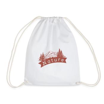 Nature - Sac de sport léger - blanc - Devant