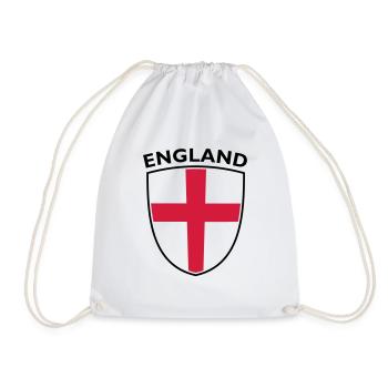 ENGLAND TEAM CREST - Drawstring Bag - white - Front
