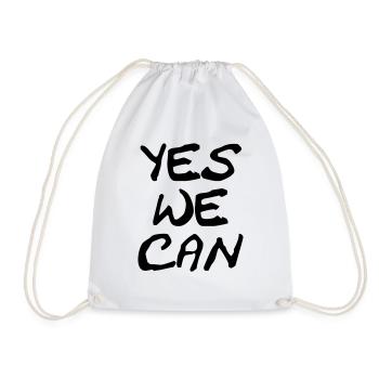 yes we can - Turnbeutel - Weiß - Vorne