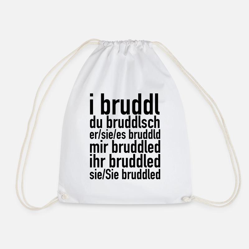 Bruddle - Turnbeutel - Weiß