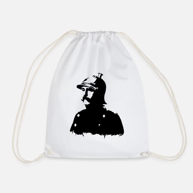 Otto von Bismarck - Drawstring Bag - white
