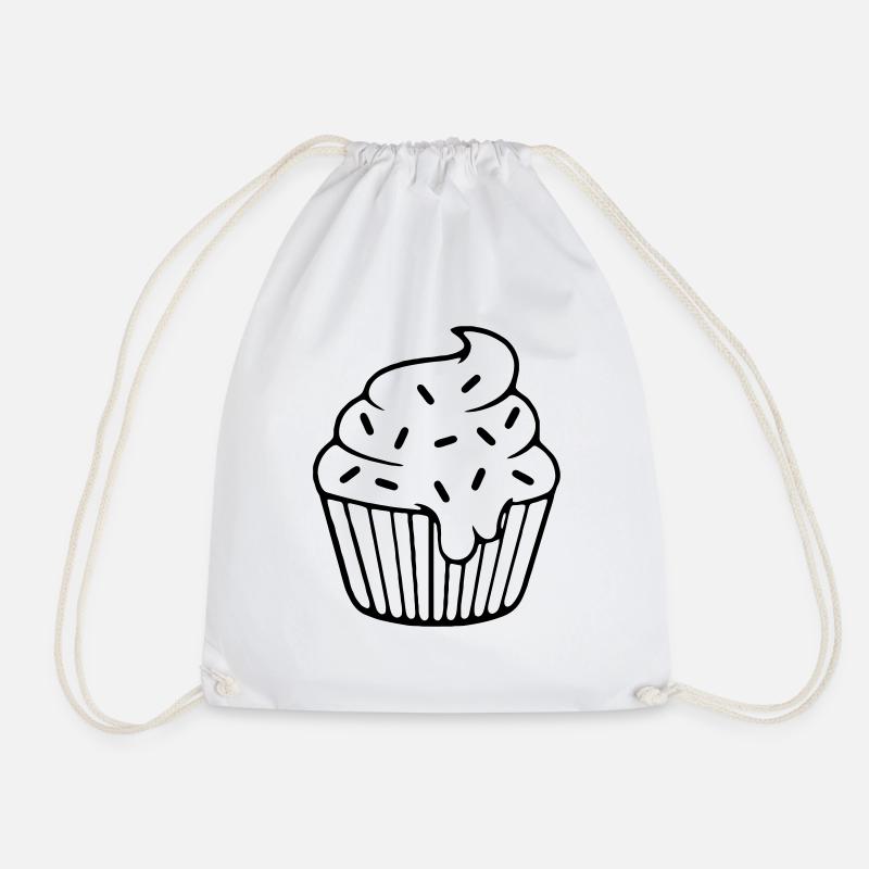 Cupcake - Turnbeutel - Weiß