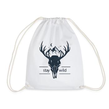 Aventure Randonnée Camping Idée Cadeau Aventure - Sac de sport léger - blanc - Devant