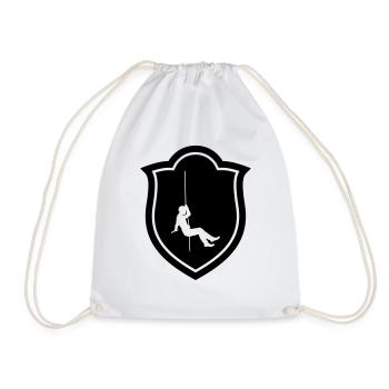 Speleologist / Speleology / Spéléologie / Climbing - Drawstring Bag - white - Front