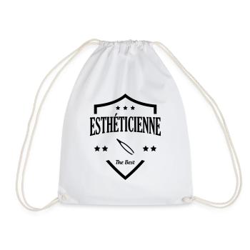 Esthéticienne / Esthétique / Beauté / Esthétique - Sac de sport léger - blanc - Devant
