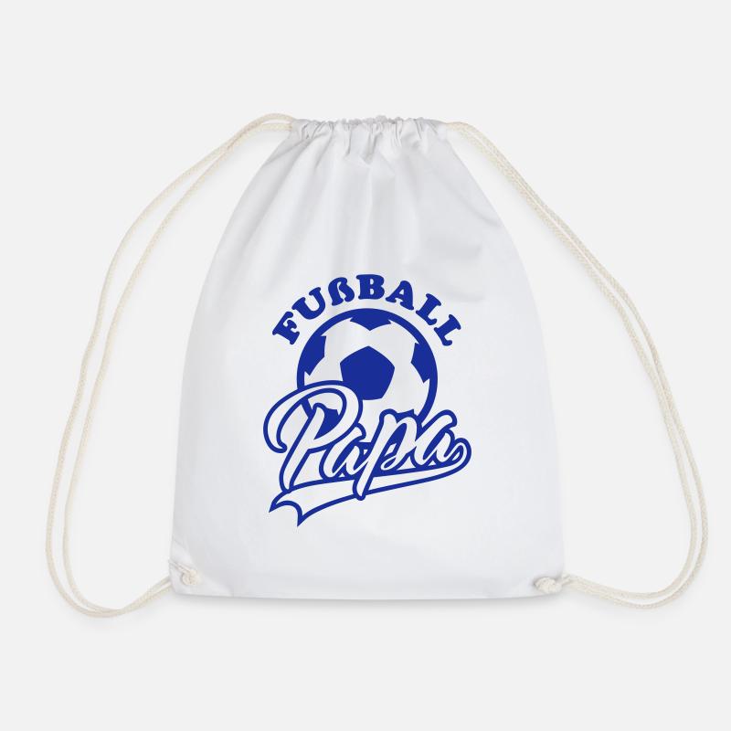 Fußball Papa - Turnbeutel - Weiß