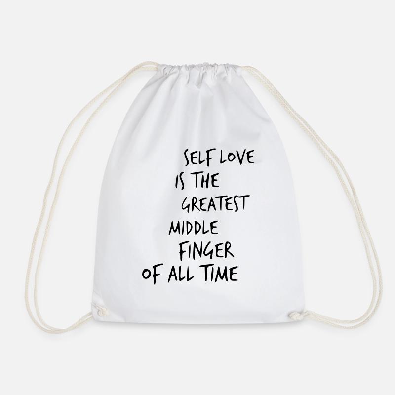 Funny Funny Funny Cool New Cool Saying Sayings - Drawstring Bag - white