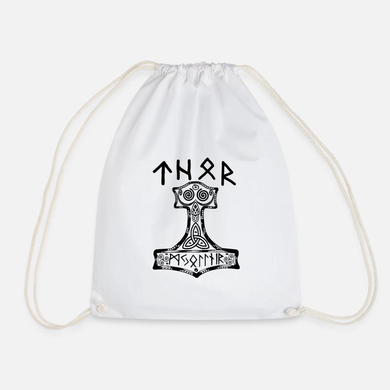 Thor runen - Sac de sport léger - blanc