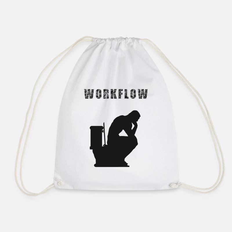 Work Flow - Turnbeutel - Weiß