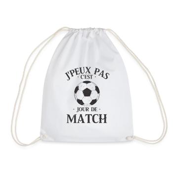 Jour de match de foot - Sac de sport léger - blanc - Devant