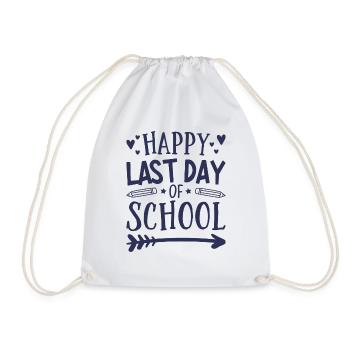 Dernier jour d’école - Sac de sport léger - blanc - Devant