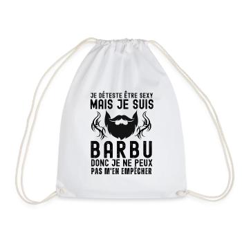 Barbu 2 - Sac de sport léger - blanc - Devant