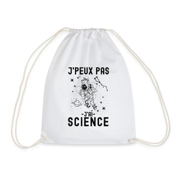 Science astronomie astronaute 1 - Sac de sport léger - blanc - Devant