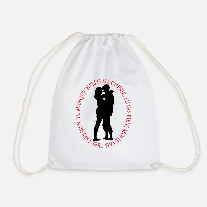 Tu me manque - Sac de sport léger - blanc