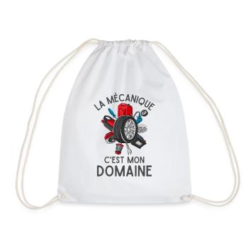 La mécanique est mon domaine 2 - Sac de sport léger - blanc - Devant