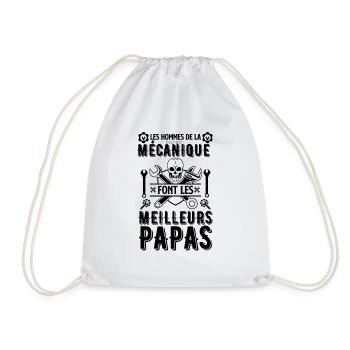Papa mécanicien 1 - Sac de sport léger - blanc - Devant