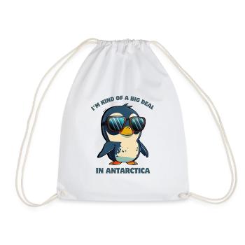Penguin Big Deal en Antarctique - Sac de sport léger - blanc - Devant