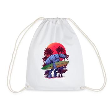 ATAT'S SUMMER - Drawstring Bag - white - Front