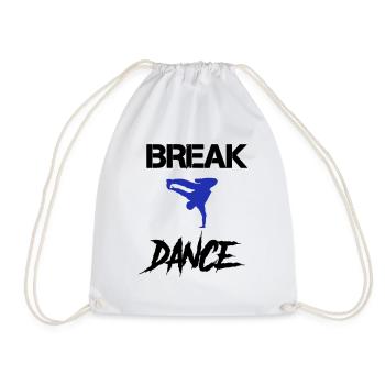 Break Dance - Drawstring Bag - white - Front