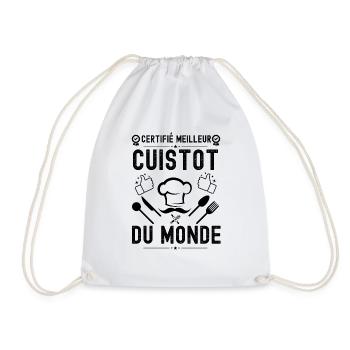 Meilleur CUISTOT cuisiner - Sac de sport léger - blanc - Devant