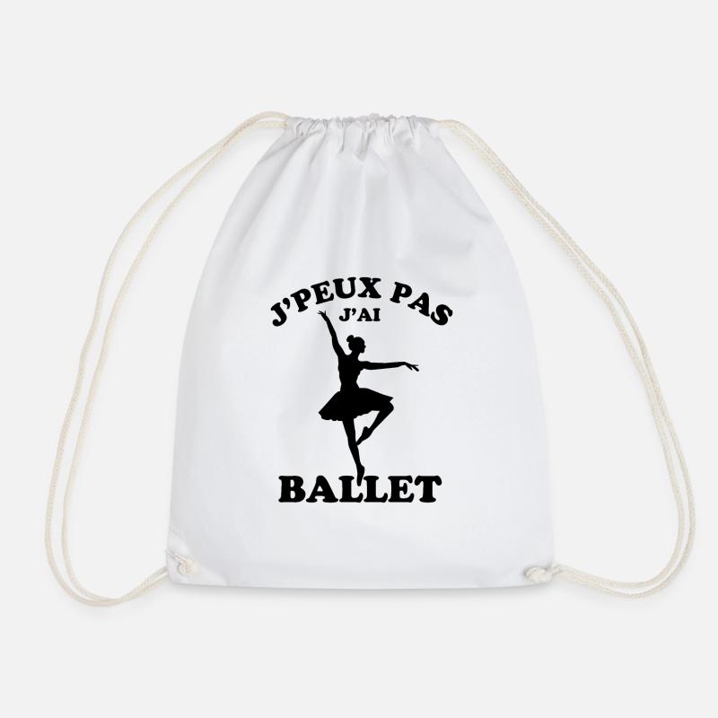 danseuse ballet 1 - Sac de sport léger - blanc