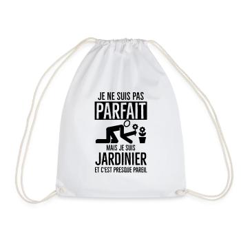 Jardinage jardin - Sac de sport léger - blanc - Devant