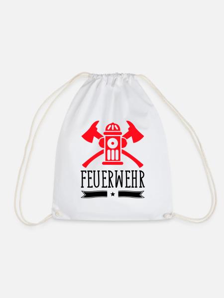 Feuerwehr - Turnbeutel - Weiß