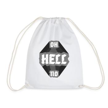 Oh l’enfer non oh l’enfer pas de sarcasme drôle - Sac de sport léger - blanc - Devant