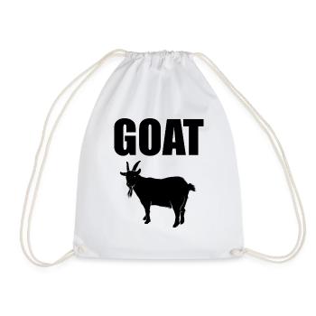 Greatest of all Time - Drawstring Bag - white - Front
