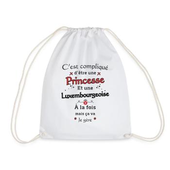 Princesse Luxembourgeoise - Sac de sport léger - blanc - Devant