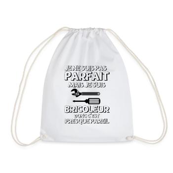 Humour bricolage bricoleur parfait - Sac de sport léger - blanc - Devant