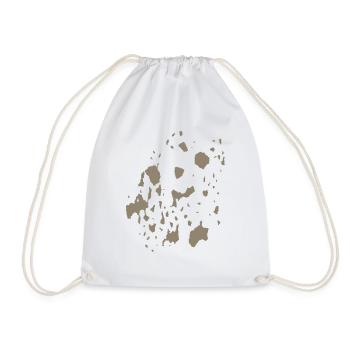 Motif CAMOUFLAGE - Lumière kaki - Pixel Spots - Sac de sport léger - blanc - Devant